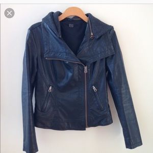 Free People Vegan Leather Moto Jacket